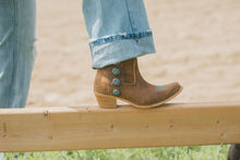 Load image into Gallery viewer, Cait Concho Mid Ankle Bootie
