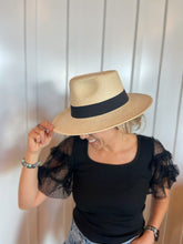 Load image into Gallery viewer, The 3 Inch Brim Fedora w/wide Hatband
