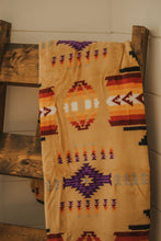 Load image into Gallery viewer, Southwestern Aztec Sherpa Borrego Fleece Throw Blanket

