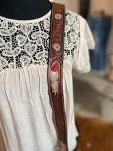 Load image into Gallery viewer, Cappuccino Hand-Tooled Bag
