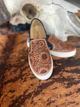 Load image into Gallery viewer, Western Hand-Tooled Sneakers
