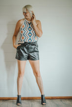 Load image into Gallery viewer, Faux Leather High Waisted Shorts
