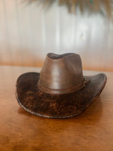 Load image into Gallery viewer, Natural Cowhide Cowboy Hat

