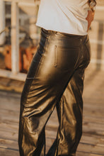 Load image into Gallery viewer, The &quot;RaeLynn&quot; Wide Leg Leather Pants
