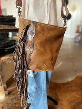 Load image into Gallery viewer, Cappuccino Hand-Tooled Bag
