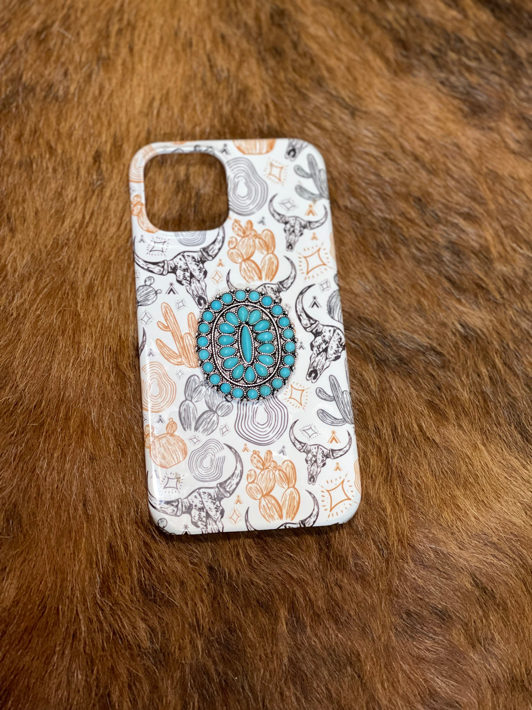 Turquoise Cell Phone Charm