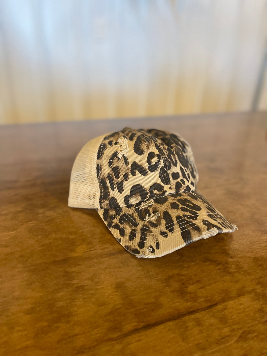 Leopard Criss-Cross Hat