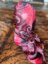 Load image into Gallery viewer, The Red &amp; Black Paisley Wild Rag
